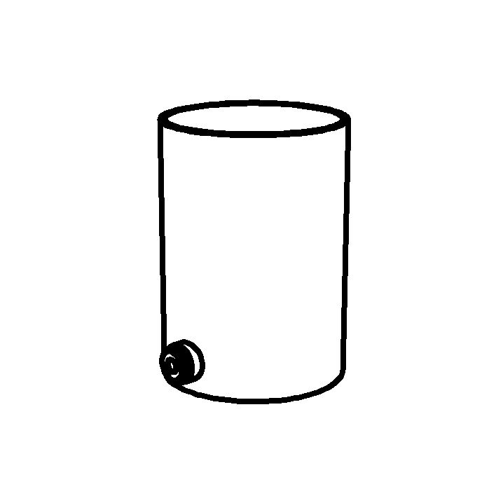 SPARE Behälter Saftzylinder, Opal, 2,5 Liter (spülmaschinengeeignet)