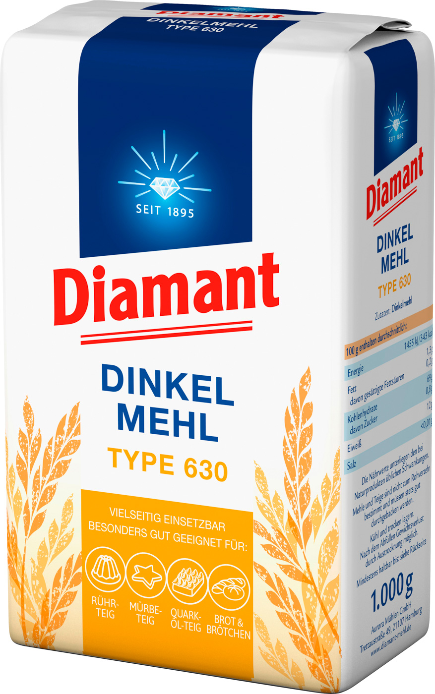 Diamant Dinkel Mehl Type 630 1000G