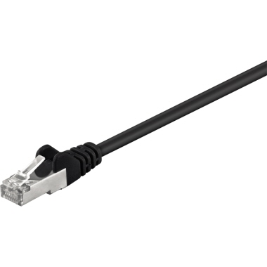 Goobay® Netzwerkkabel 2 x RJ45-Stecker 5m schwarz