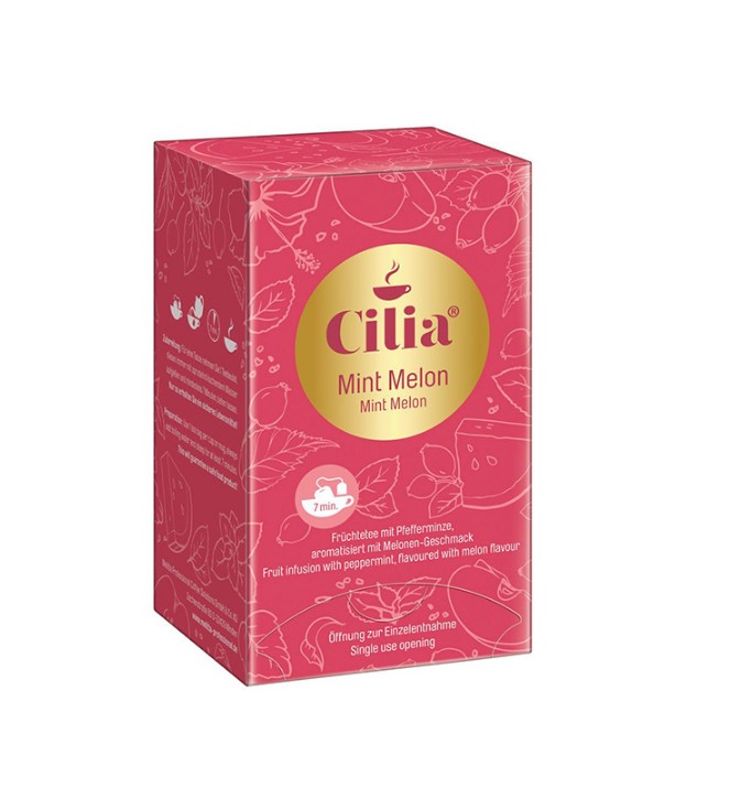 Cilia Mint Melon Tee Inhalt: 20 Teebeutel à 2 g.