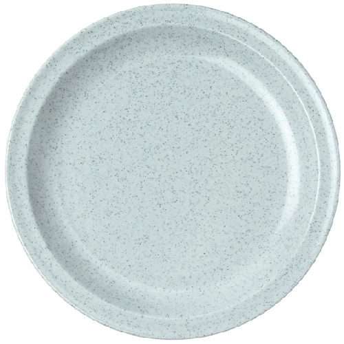 WACA Speisenteller 235 mm Serie GRANIT aus Melamin, Farbe: granit