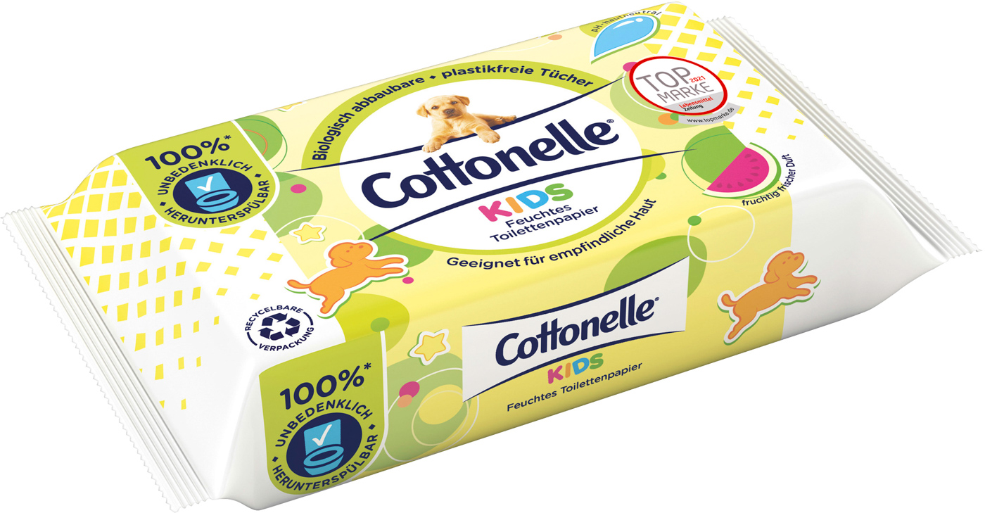 Cottonelle Kids 42 Feuchte Toilettentücher 42 Stück