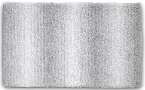 Kela Badematte Ombre aus 100% Polyester, felsgrau, ca. 1200mm x 700mm x 37mm (L x B x H)