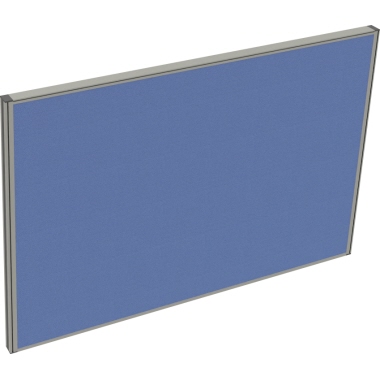 Tischtrennwand System 41 Schallabsorberklasse: C 1.200 x 800 x 41 mm (B x H x T) Lucia Stoff blau, Verwendung für