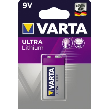 Varta Batterie Professional Lithium Lithium 6LR61 9V 1.200 mAh