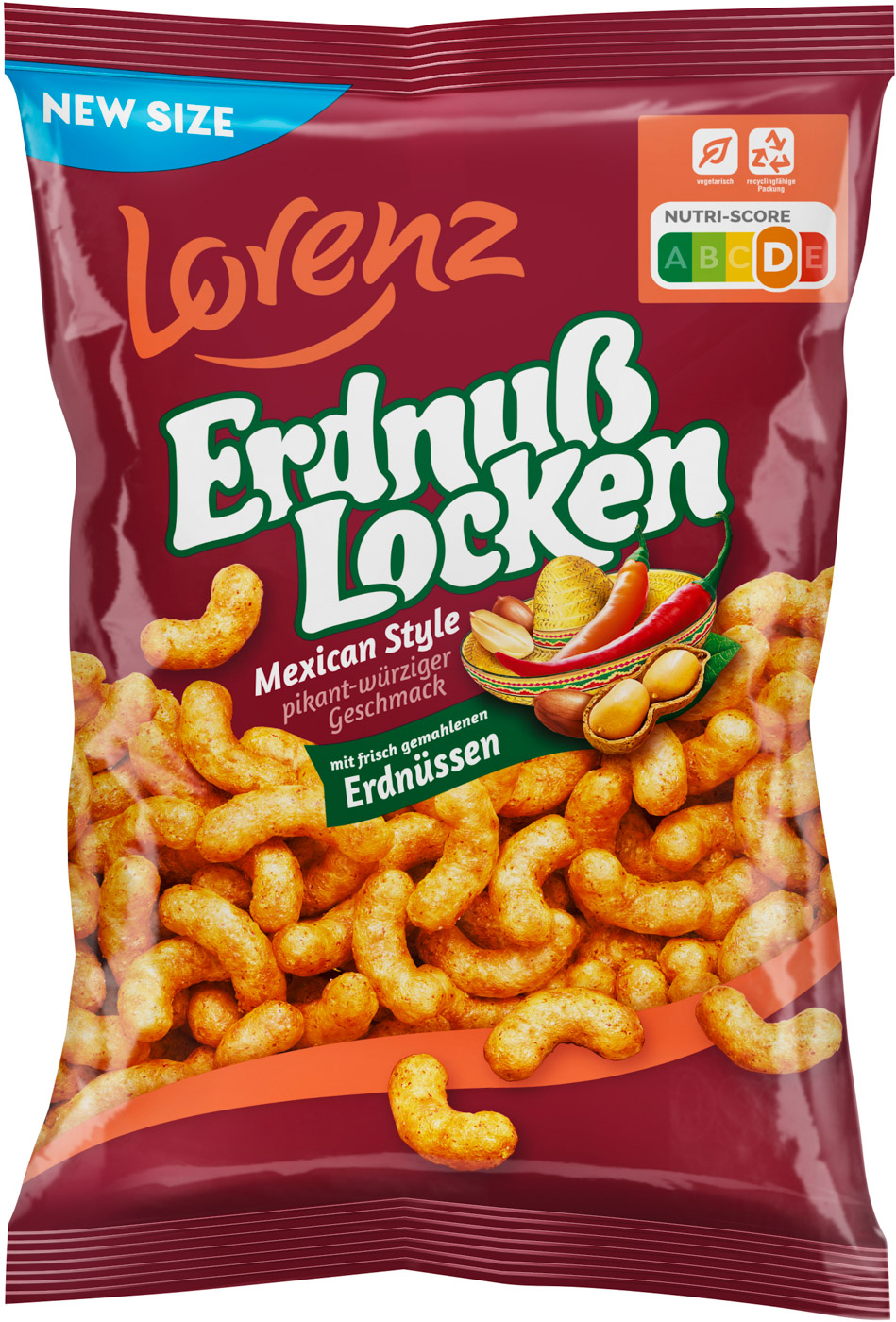 Lorenz Erdnuss Locken Mexican Style 175G