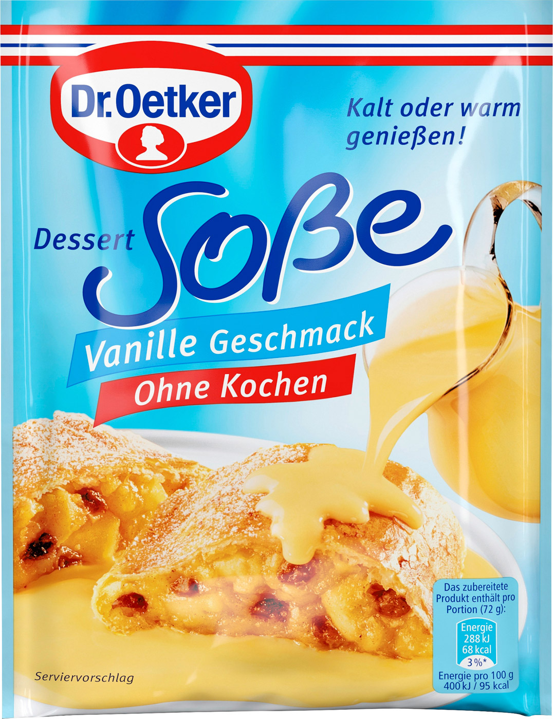 Dr. Oetker Dessert Soße Vanille ohne Kochen 40G