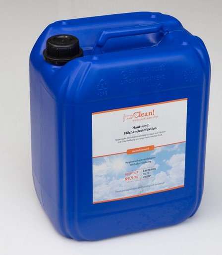 Haut/Flächendesinfektion von Easydrink, Inhalt: 10 Liter Kanister mit frischem Zitrusduft