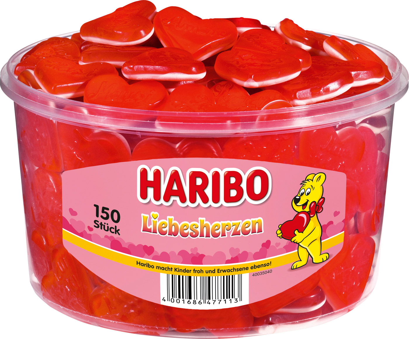 Haribo Liebes-Herzen 150 Stück