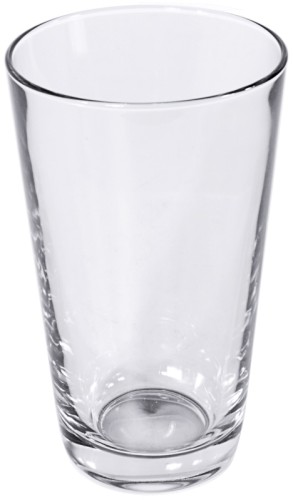 Ersatzglas zu Boston Cocktailshaker zweiteilig, aus Edelstahl, hochglänzend, mit Becher aus dickwandigem Glas Volumen: 0,5 l,
