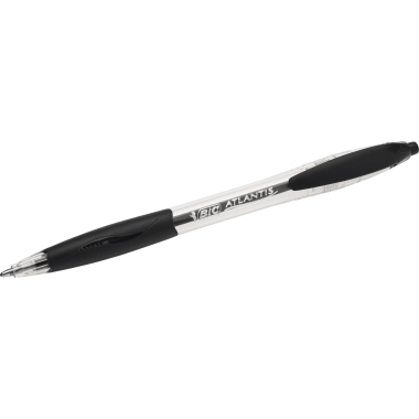 BIC® Kugelschreiber ATLANTIS Classic 0,4mm schwarz dokumentenecht Farbe des Schaftes: transparent