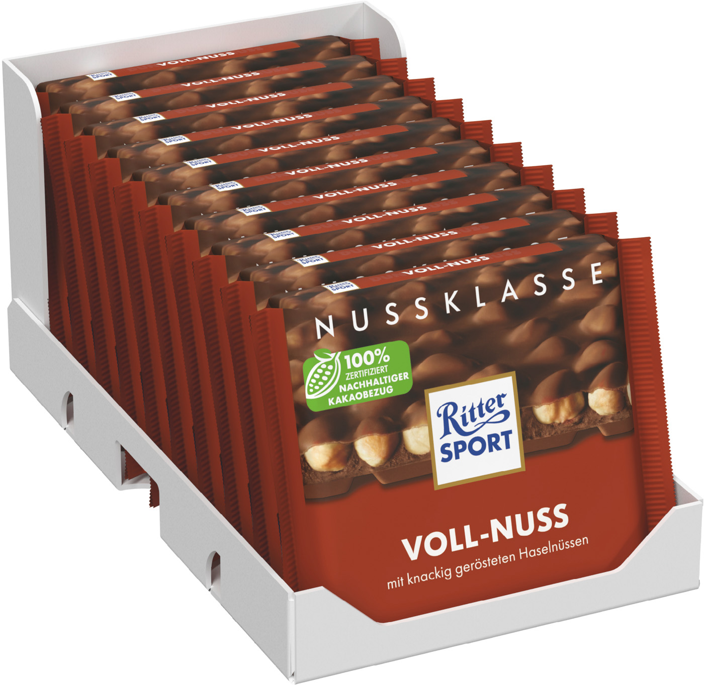 Ritter Sport Schokolade Voll Nuss Nuss-Klasse 100G