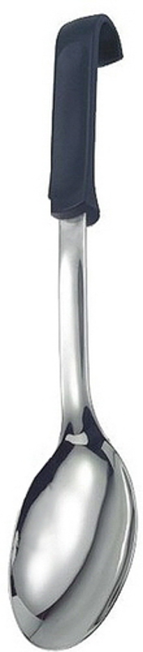 Servierlöffel 11 x 7 cm, Griff: 25 cm Edelstahl, Polypropylen rutschfester Griff ergonomischer, rutschfester Griff mit