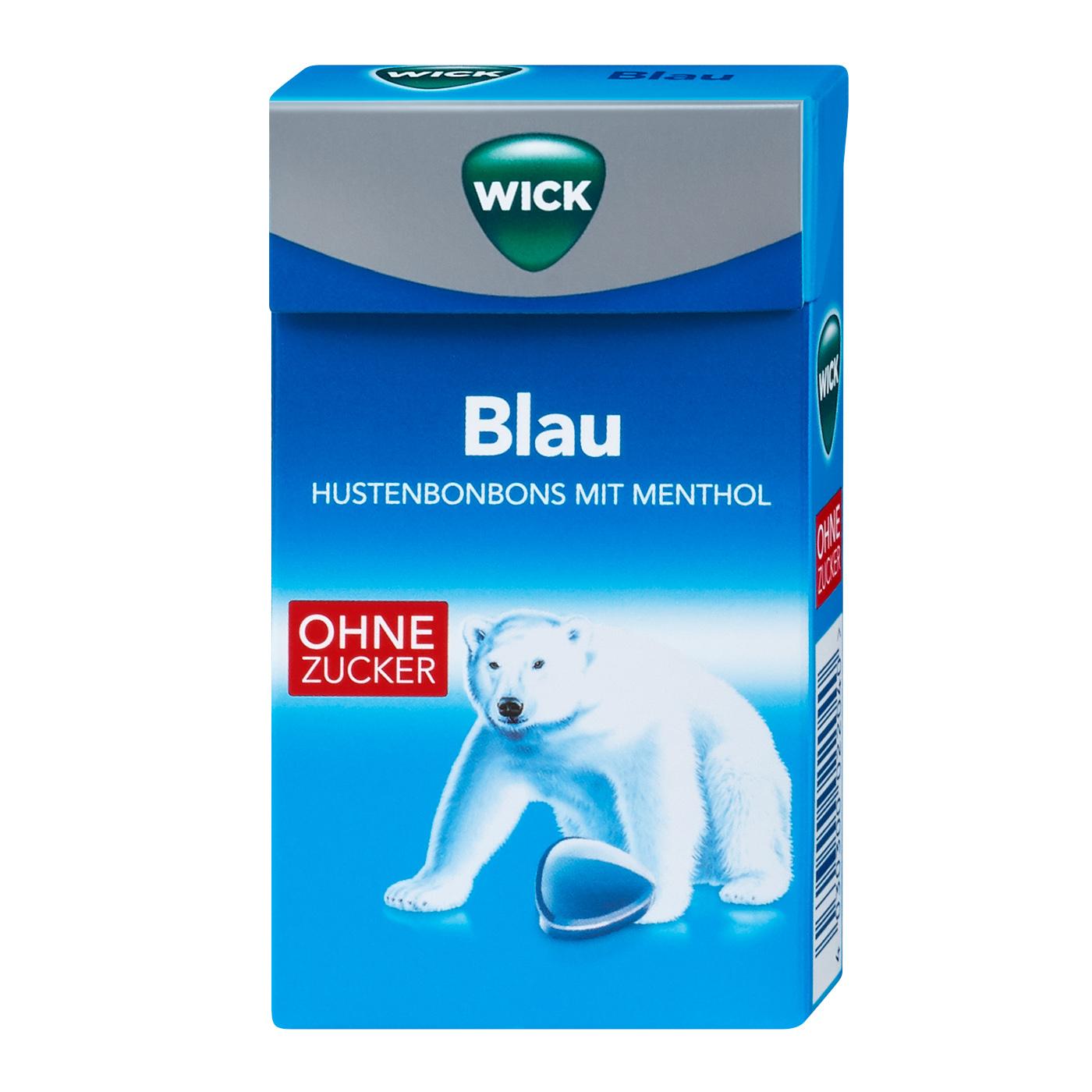 Wick Blau Menthol ohne Zucker 46G