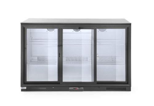 Bar Kühlschrank mit Schiebetüren, 338 Liter, 2/10 °C, 230V, 300W, 1335x500x900 mm