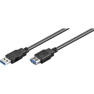 Goobay® USB Kabel SuperSpeed 1,8m schwarz