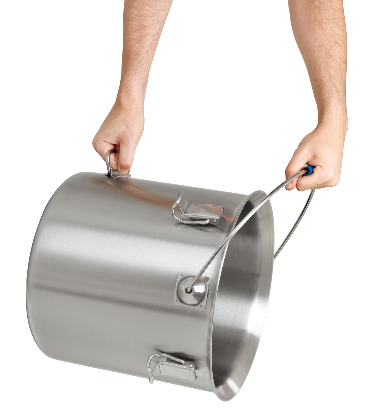 Bartscher Thermo Transportbehälter 20L, CNS |Ablasshahn: Nein | Maße: 34,3 x 34,3 x 34,5 cm.Gewicht: 6,6 kg