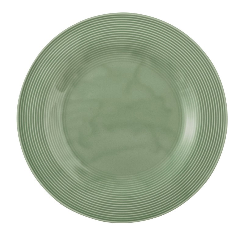 Color Glaze Teller flach 30cm, Form: BEAT, Frabe: Salbeigrün
