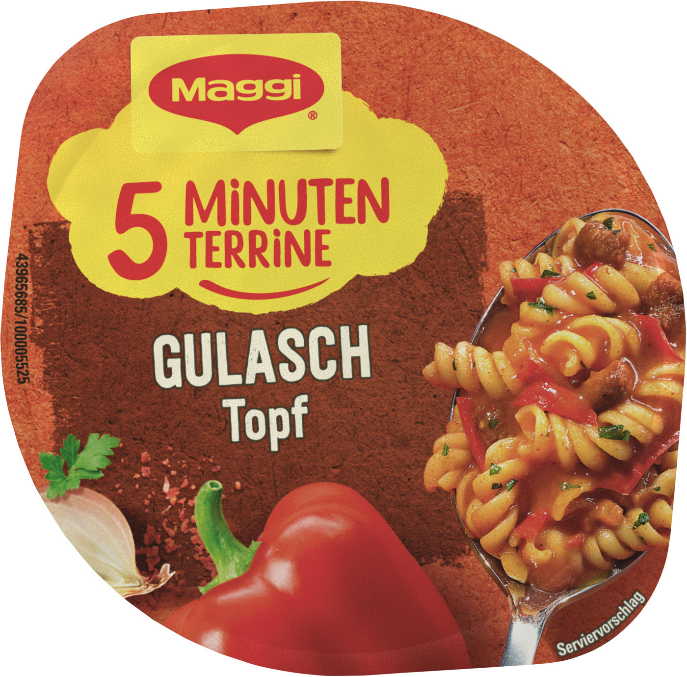 Maggi 5 Min Terrine Gulaschtopf, Suppe, 57G