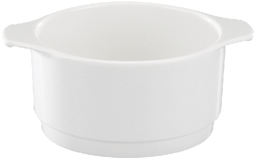 Suppentasse Obere DAVOS - Inhalt 0,36 ltr MELAMIN uni weiß - Durchmesser 10,5 cm