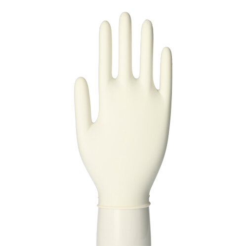 100 "Medi-Inn® PS" Handschuhe, Latex gepudert "White" weiss - natur Größe S von Medi-Inn® PS