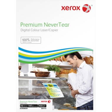 Xerox Kopierfolie Premium NeverTear DIN A4 145µm Polyester weiß 100 Folien/Pack.