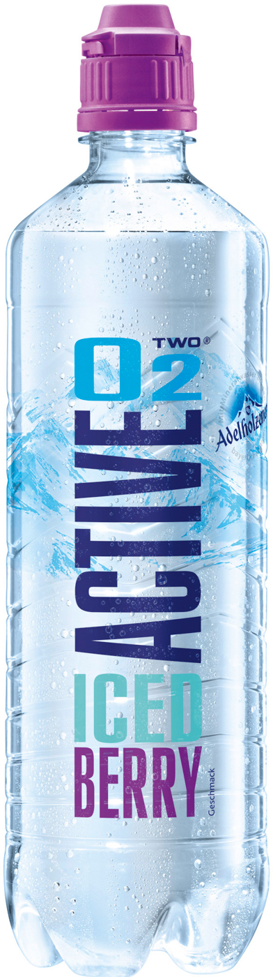 Adelholzener Active O2 Iced Berry 0,75L Flasche Mehrwegartikel (inkl. Pfand)
