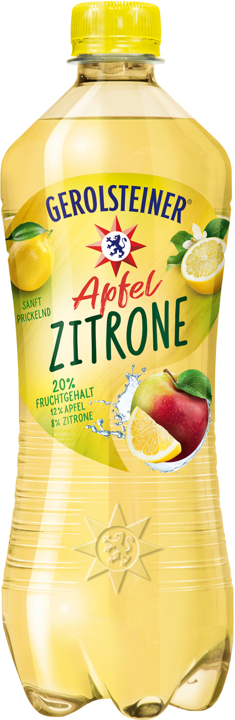 Gerolsteiner Schorle Apfel Zitrone 0,75L Flasche Mehrwegartikel (inkl. Pfand)