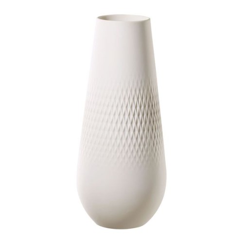 Villeroy & Boch Manufacture Collier blanc Vase Carré hoch, Inhalt: 1,62 l