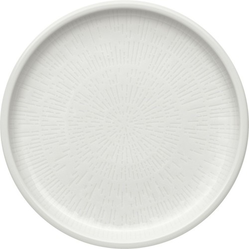 Schönwald Kollektion Shiro, Teller aus Porzellan, flach, coup, mit Struktur, 17 cm, weiß