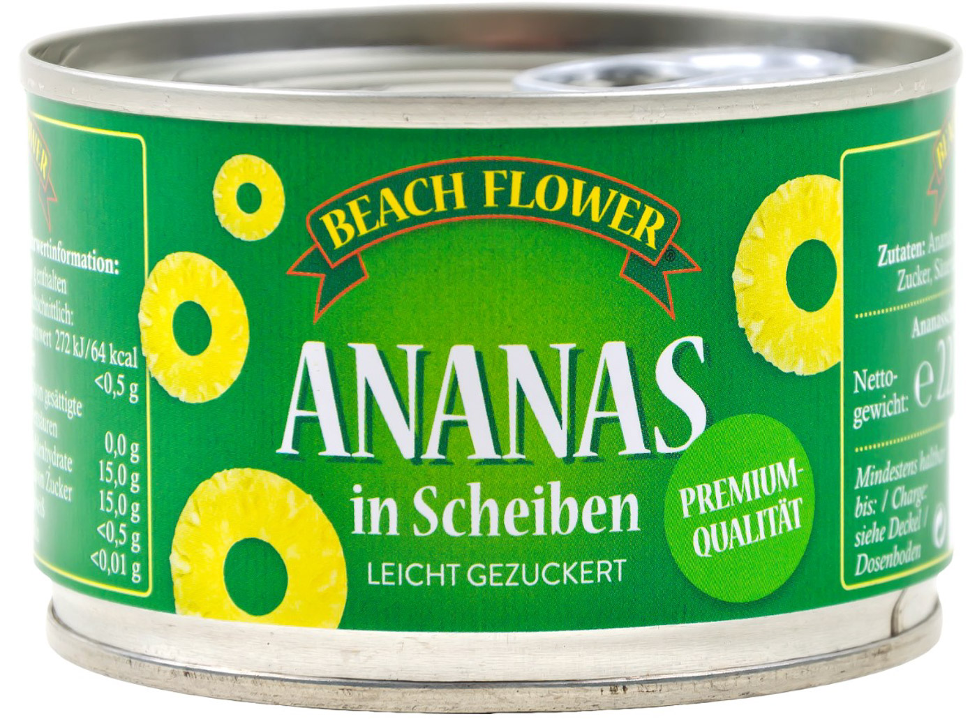 Beach Flower Ananas Scheiben Konserve 227G