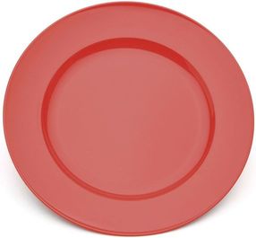 Roltex Dessertteller mit 21,5 cm Durchmesser, rot