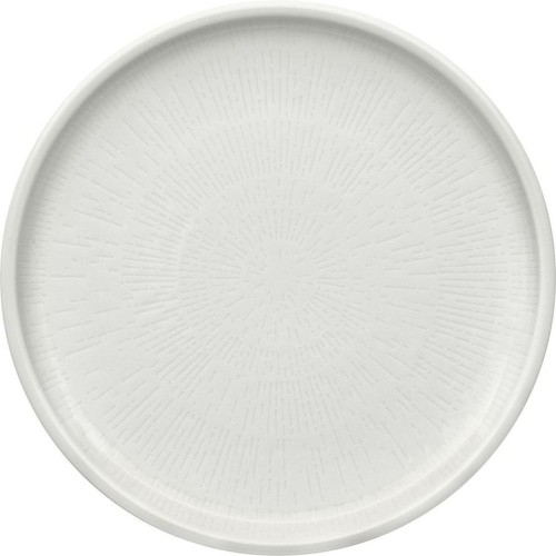 Schönwald Kollektion Shiro, Teller aus Porzellan, flach, coup, mit Struktur, 21 cm, weiß