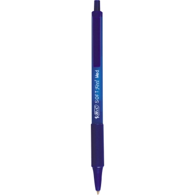 BIC® Kugelschreiber SOFT Feel® clic Grip 0,4mm blau dokumentenecht Farbe des Schaftes: blau
