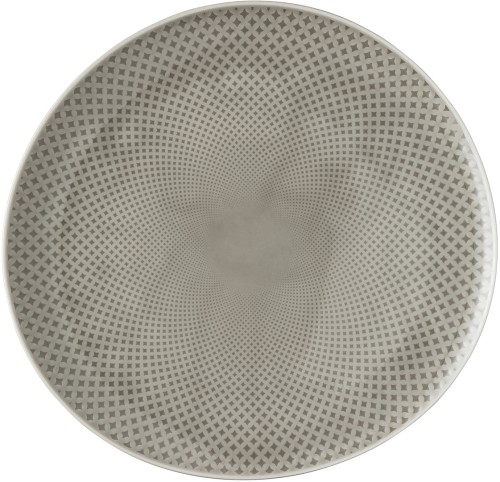 Junto Pearl Grey (grau) von Rosenthal, Speiseteller 27 cm aus Porzellan