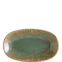Snell Sage Gourmet Platte oval 19x11cm Maße: 19,2 x 11,1 x 3 cm - Mat.: Premium Porzellan