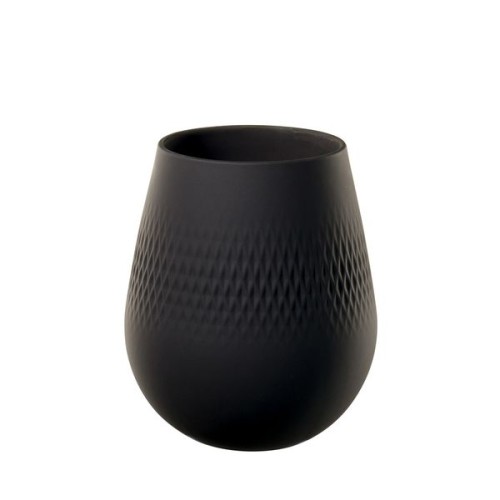Villeroy & Boch Manufacture Collier noir Vase Carré klein, Inhalt: 1,1 l