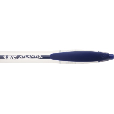 BIC® Kugelschreiber ATLANTIS Classic 0,4mm blau dokumentenecht Farbe des Schaftes: transparent