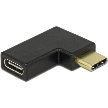 Delock Lighting USB-Adapter USB-C USB-C-Stecker/USB-C-Buchse schwarz