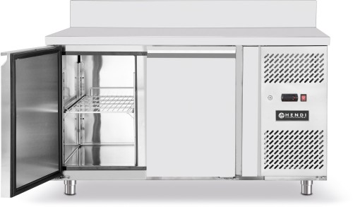 HENDI Kühltisch zweitürig Profi Line - max: -2/+8°C - 230 V - 250 W - 1360x700x(H)850 mm