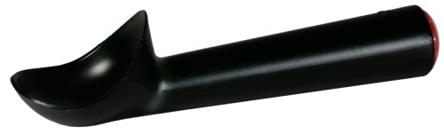Eisdipper aus Aluminium, PTFE-beschichtet, mit wärmeleitender Flüssigkeit im Griff Löffelmaß: 5 cm x 4 cm, Länge: 17,5 cm,
