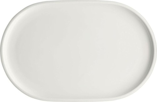 Schönwald Kollektion Shiro, Platte aus Porzellan, coup, oval, 30 x 19 cm, weiß