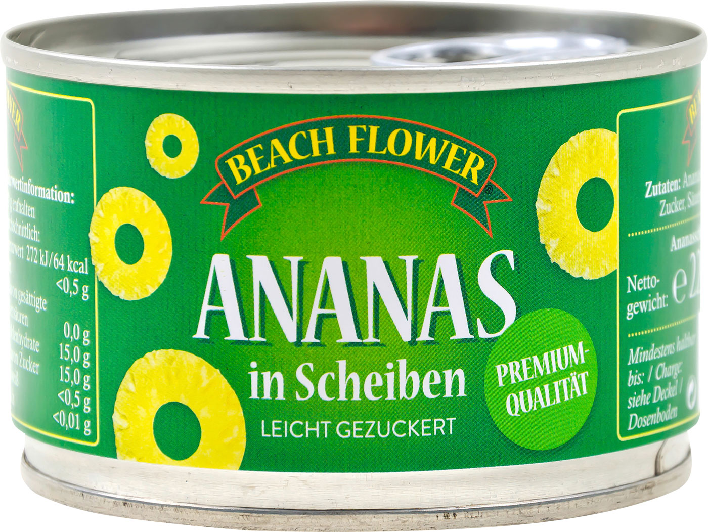 Beach Flower Ananas Scheiben Konserve 227G