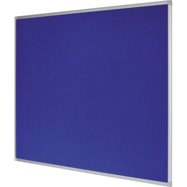 Bi-office Filzpinnwand 150 x 100 cm (B x H) Aluminium blau alu