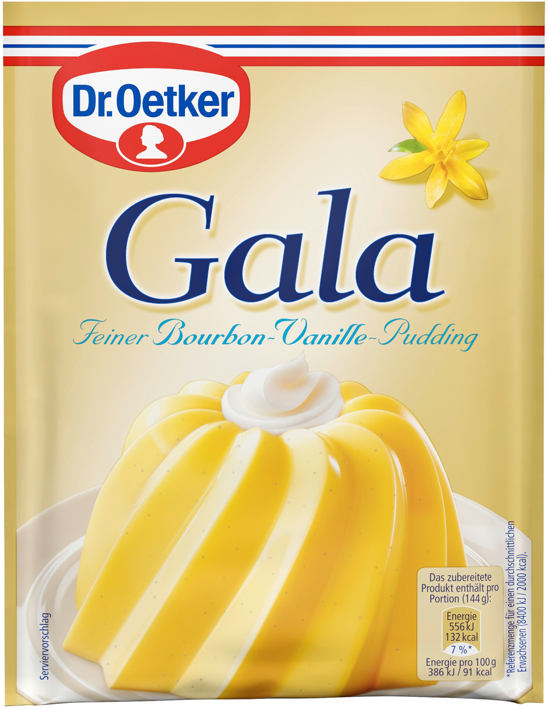 Dr. Oetker Gala Bourbon Vanille Pudding 3er Pack