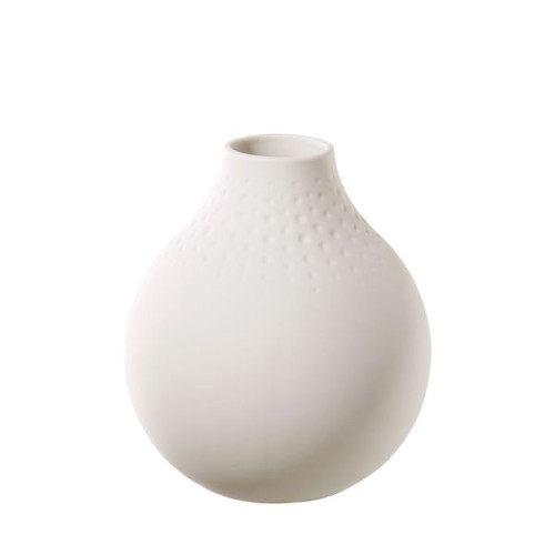 Villeroy & Boch Manufacture Collier blanc Vase Perle klein, Inhalt: 0,53 l