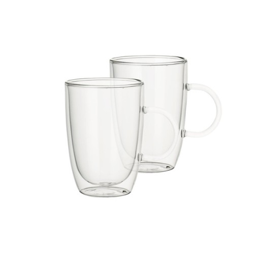 Villeroy & Boch Tasse Universal, Set aus 2 Stück, 12,2 cm Durchmesser, Serie Artesano Hot Beverages, Inhalt: 0,39 Liter