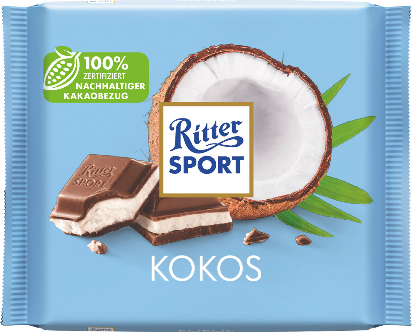 Ritter Sport Schokolade Kokos 100G