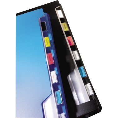 DYMO® Schriftbandkassette D1 19 mm x 7 m (B x L) blau schwarz