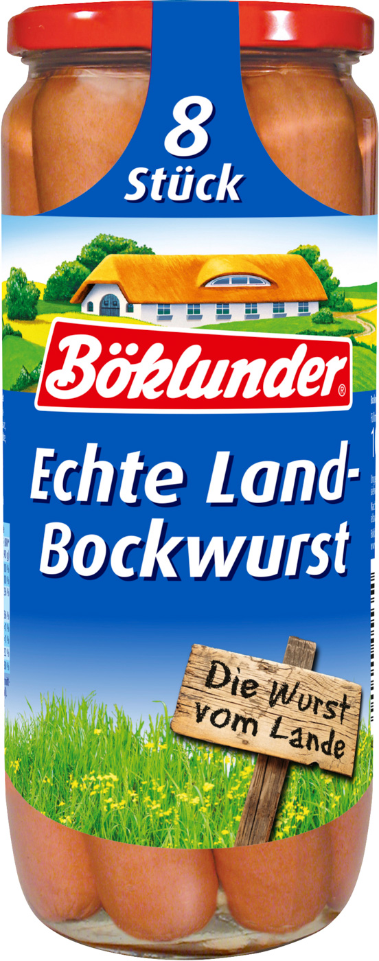 Böklunder Land-Bockwurst 8er 720G